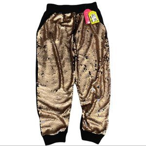 NWT Zumba Glitz Glam Sequin Capri Sweatpants Small